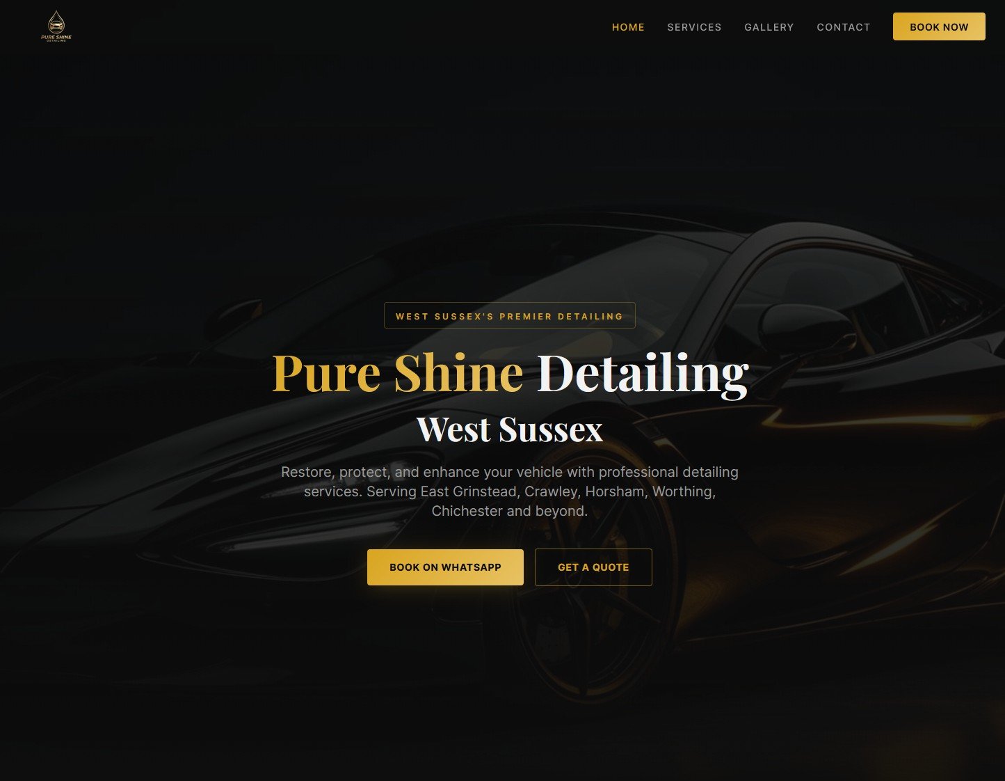 Pure Shine Detailing West Sussex